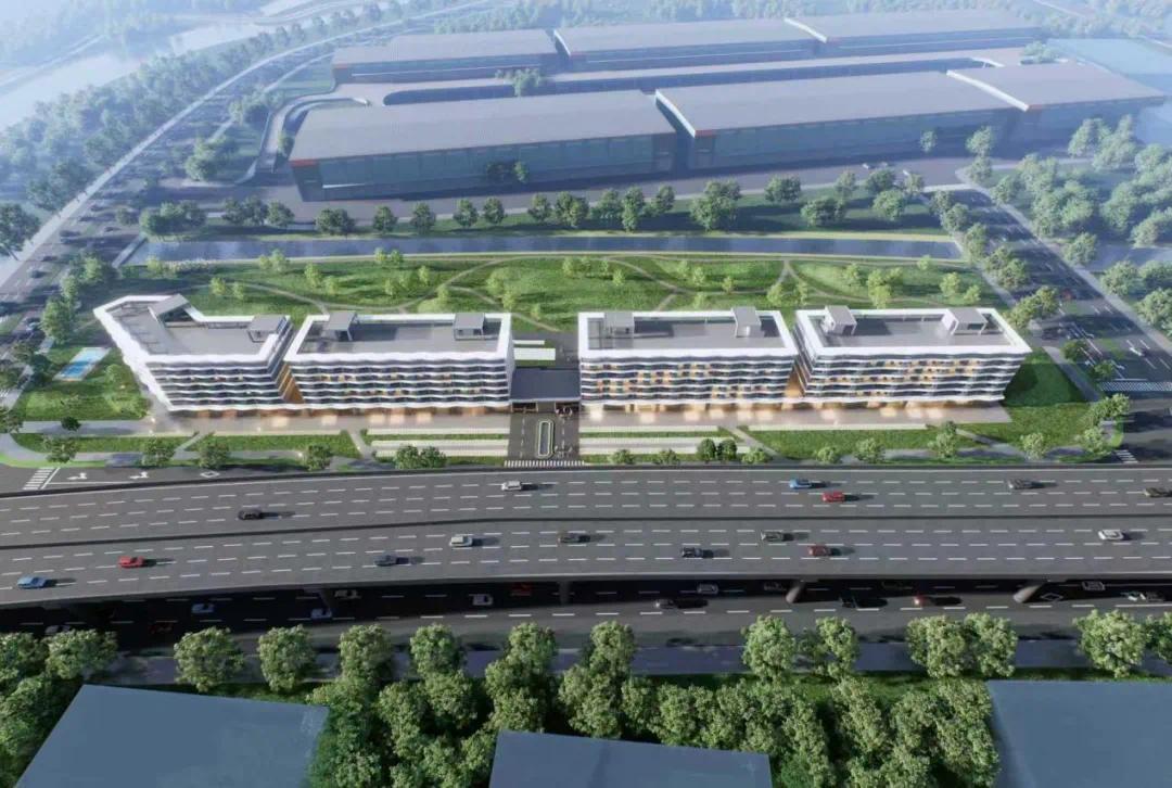 圃港商务中心保障性租赁住房项目一期效果图