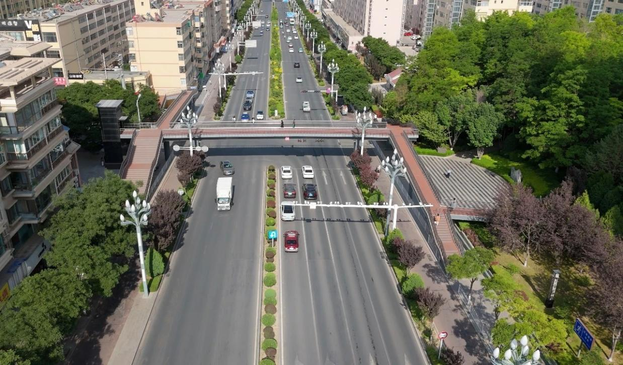 白银城区北京路（白银区融媒体中心供图）