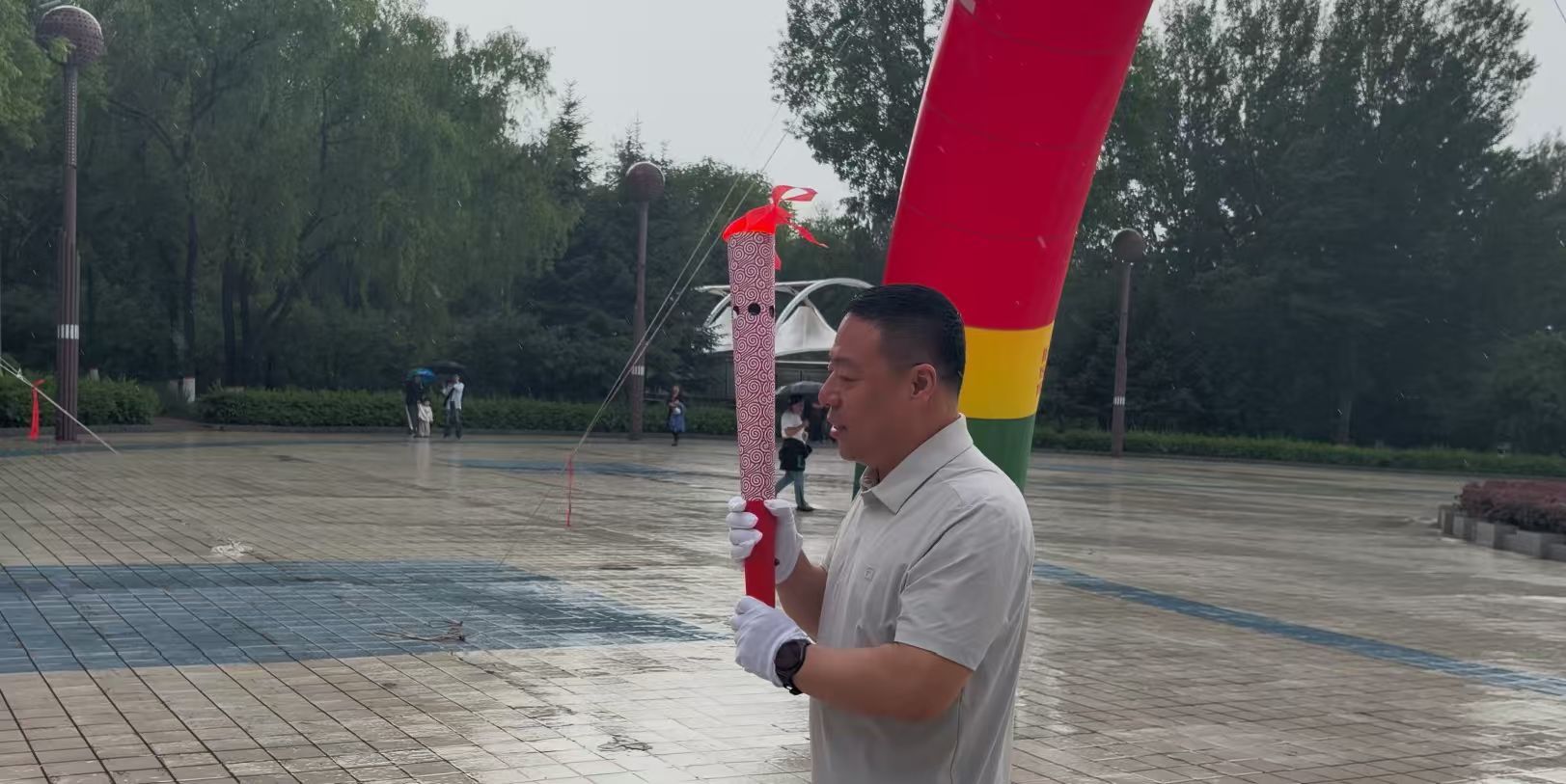 薪火传初心 奔跑向未来-龙煤七台河矿业公司“同心接力”献礼建党105周年
