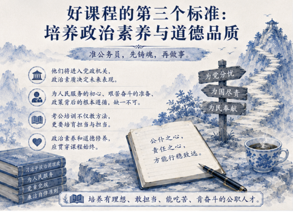 申论面试200问|判断一个课程好与不好，有标准吗？