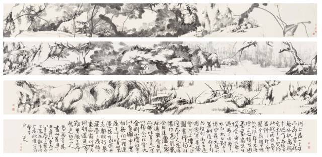 河上花图卷 天津博物馆藏