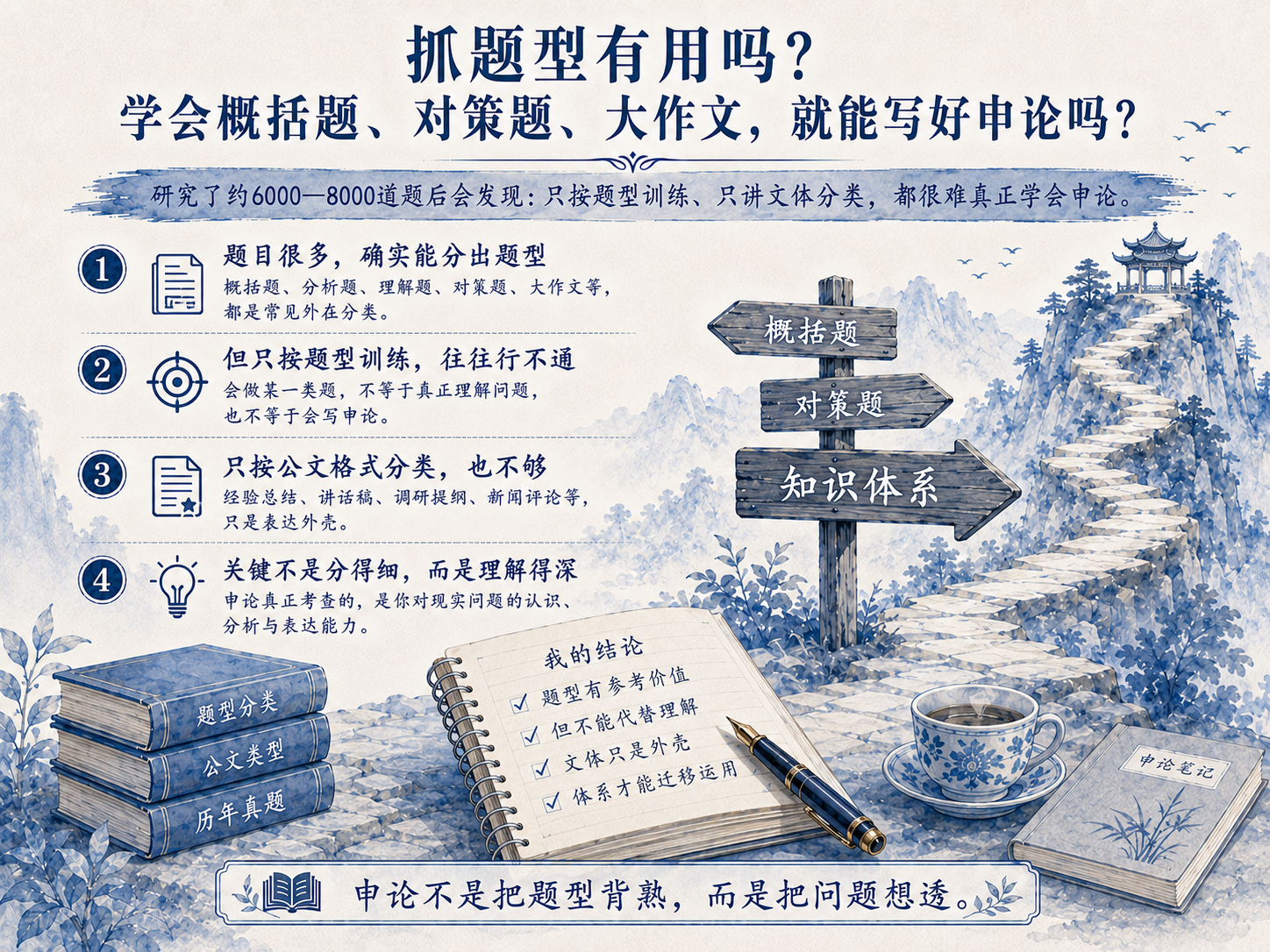 申论面试200问|抓题型有用吗?是不是学会了概括题、对策题、大作文等等就能写好申论?