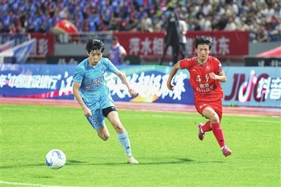 江西萍乡：赣超萍乡队主场2:1上饶（图）