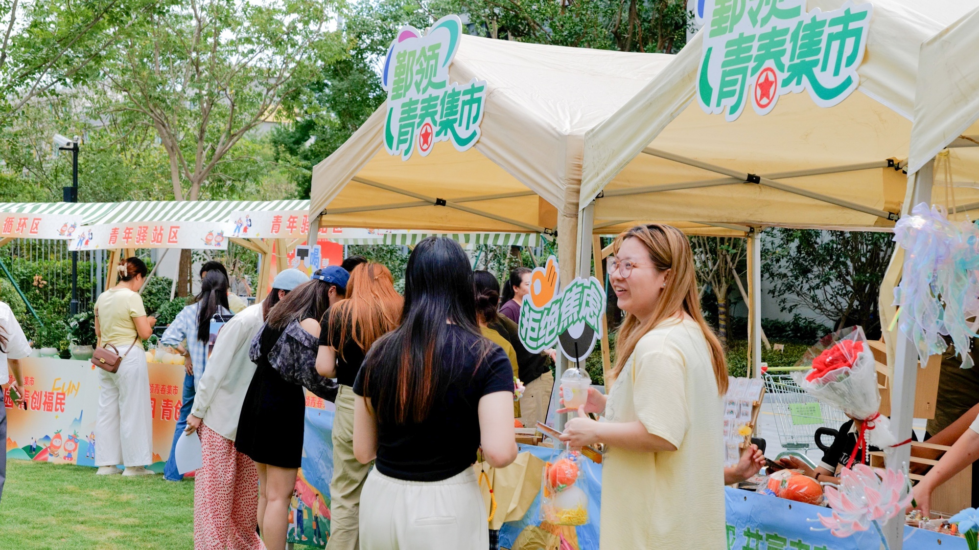 市集活动(央广网发 受访者供图)