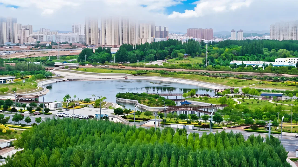 白银区城市风貌（白银区融媒体中心供图）