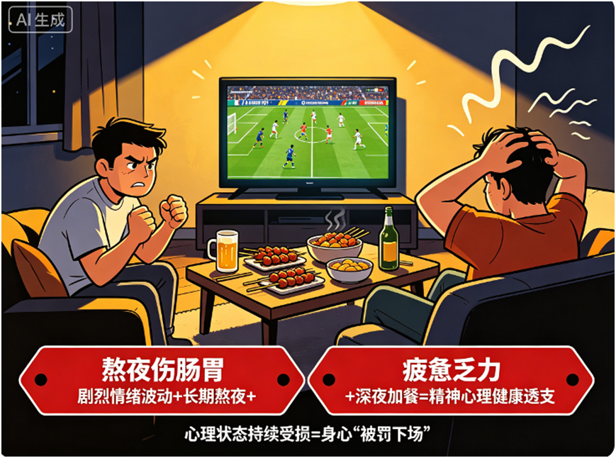 理性观赛,看世界杯当心自己“被罚下场”