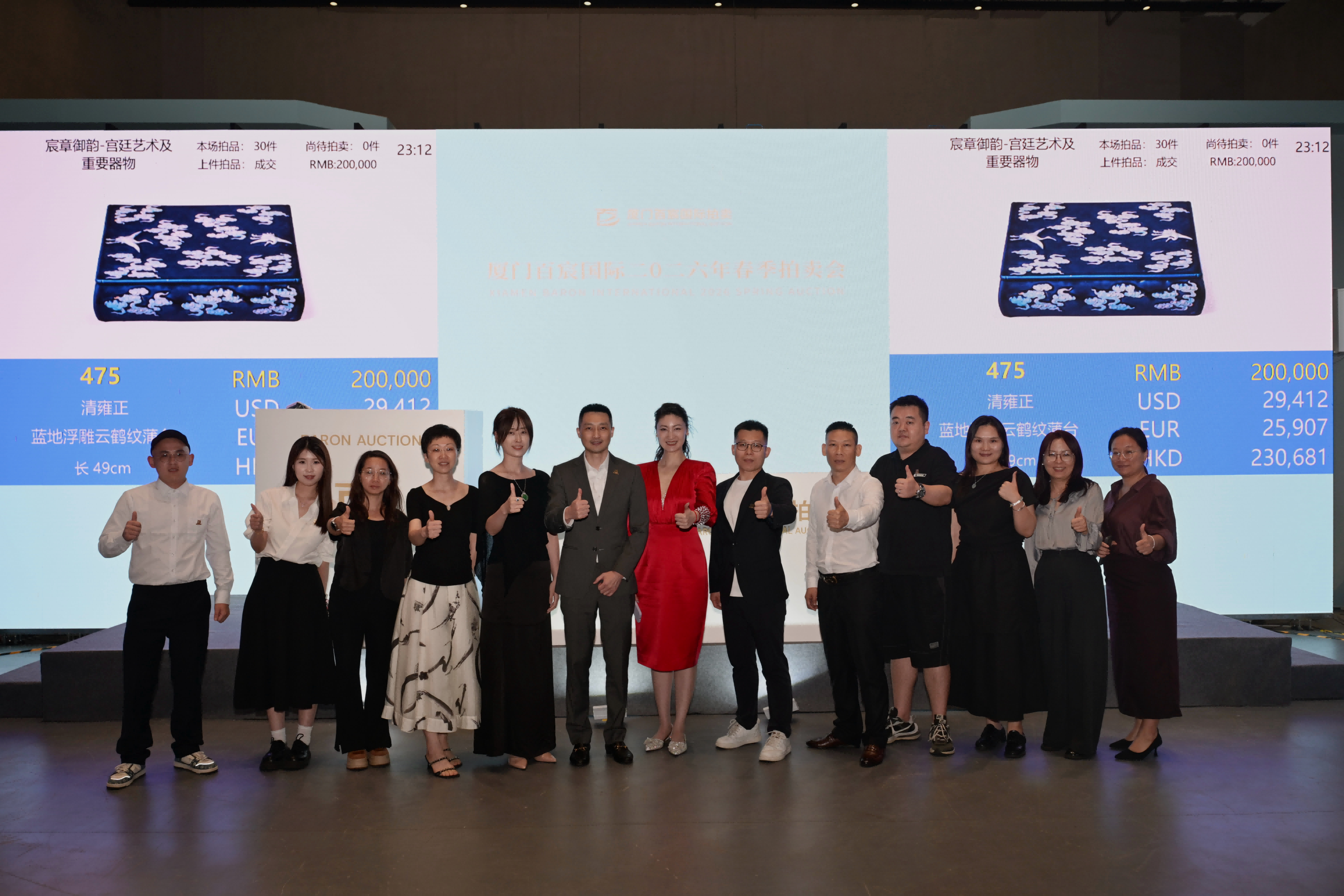 2026春拍捷报丨厦门百宸国际2026春拍圆满落幕!
