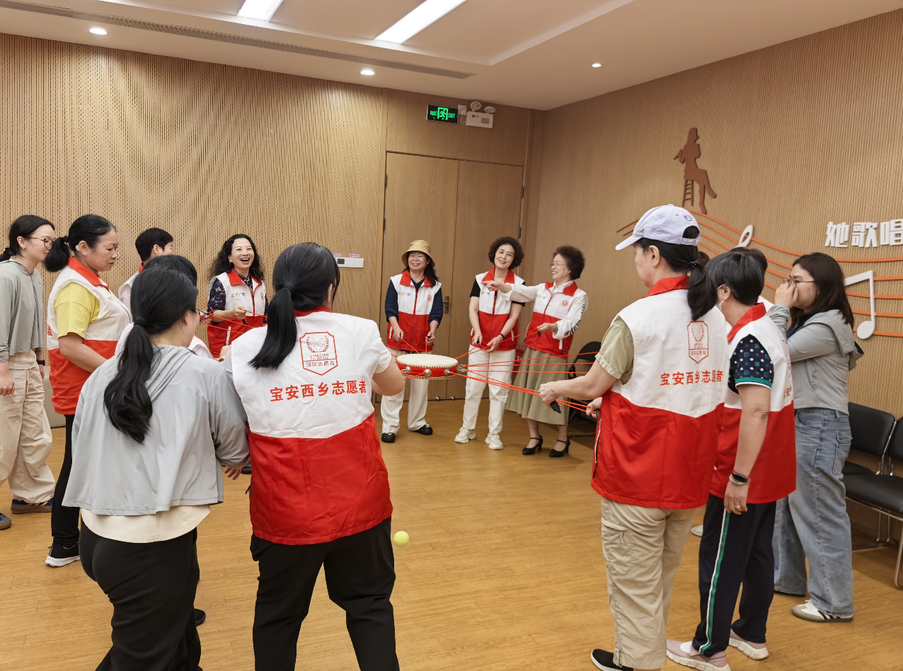 径贝社区志愿者骨干赴北站社区“取经” 团队拓展为志愿队伍"充电蓄能"
