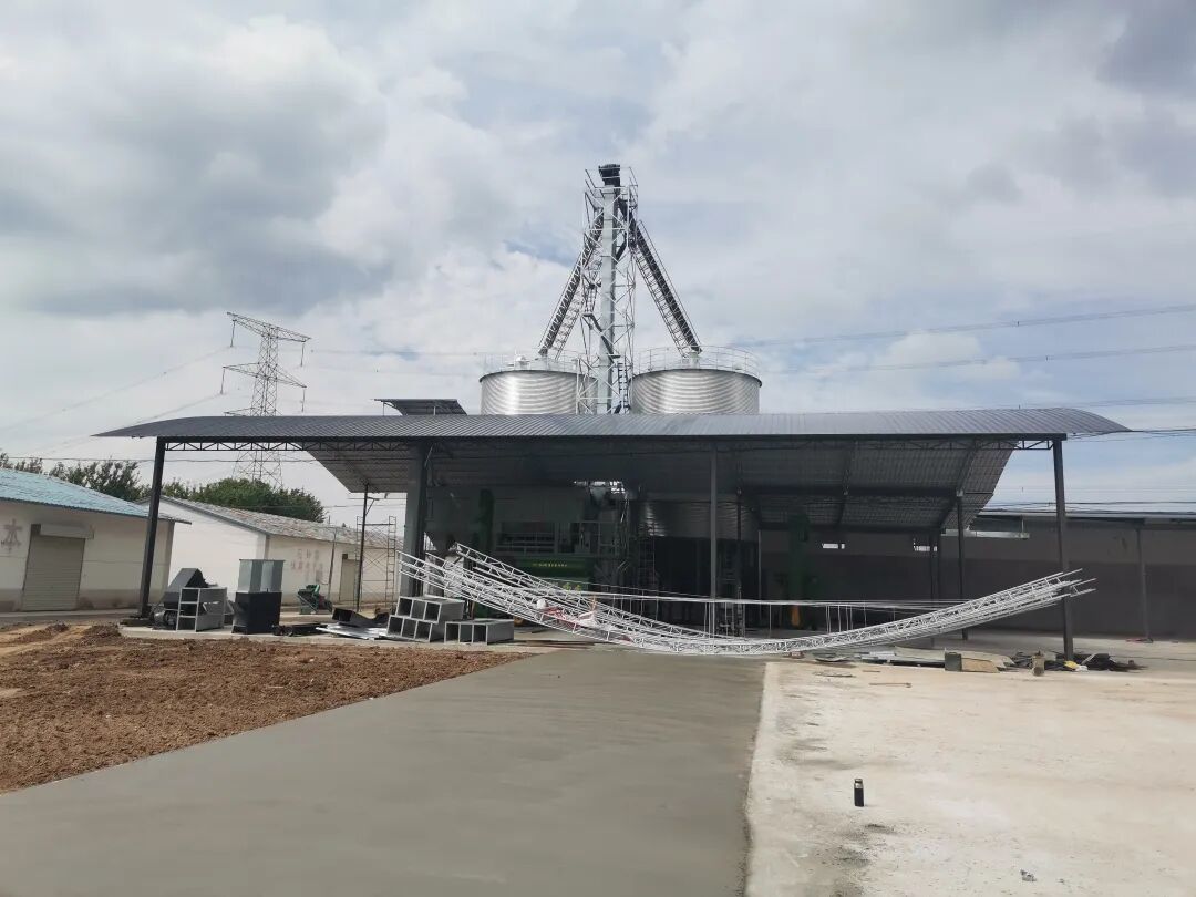 图为项目建设主体工程已然完成
