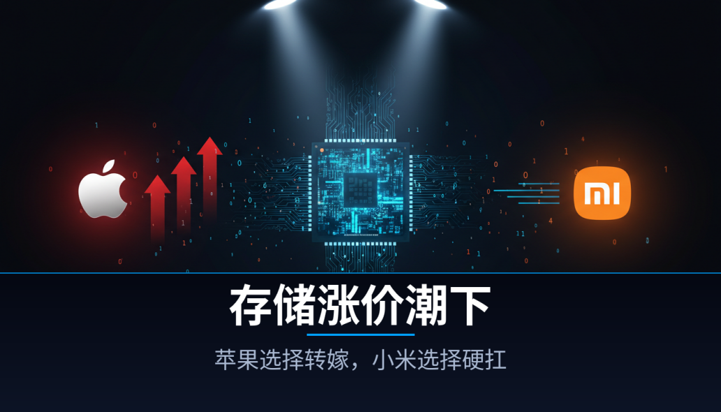 存储涨价潮下,苹果选择转嫁,小米选择硬扛
