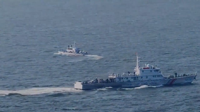 福建海警在金门附近海域开展执法巡查