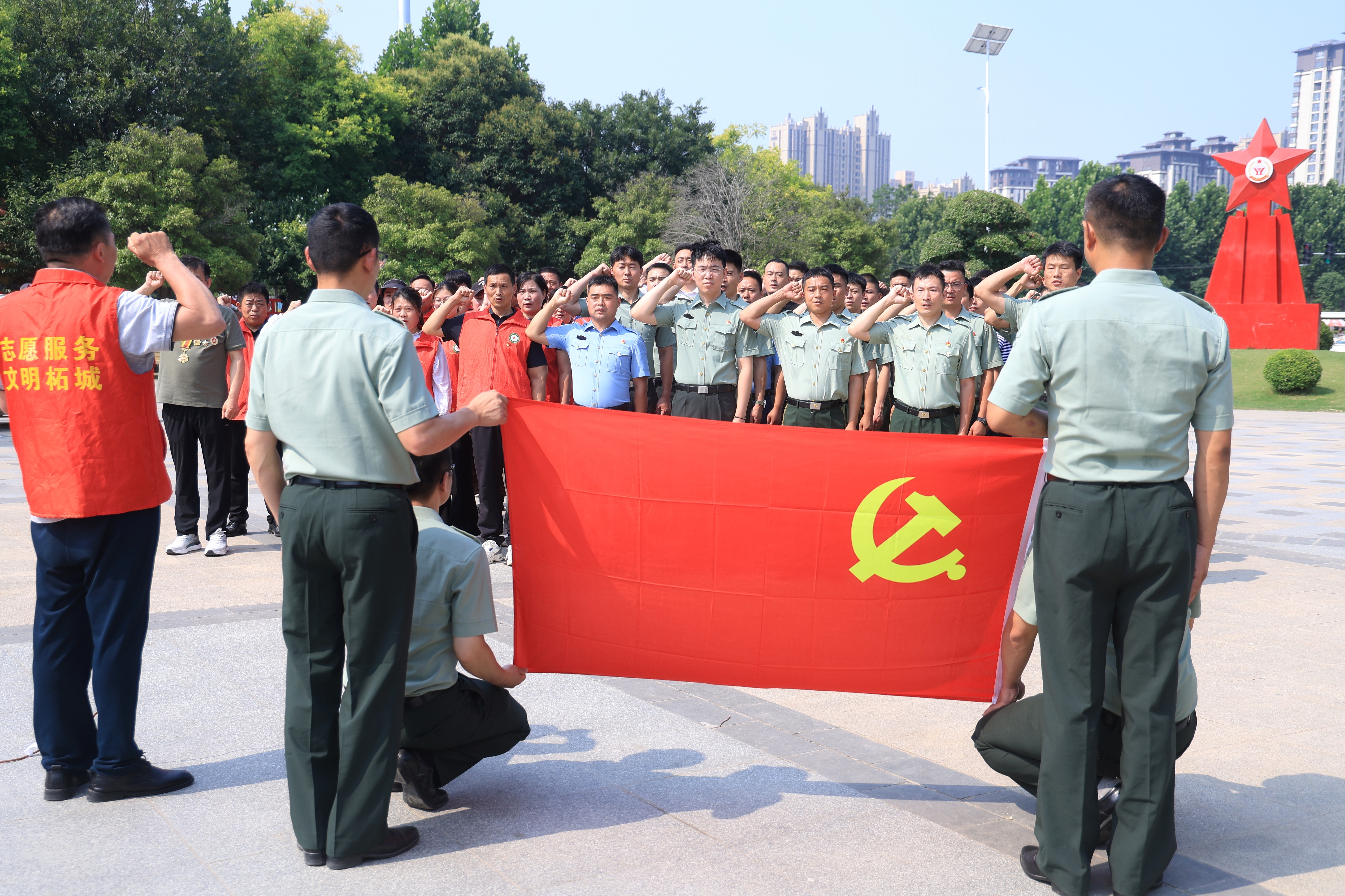 传承红色基因 喜迎建党佳节  柘城老兵诵初心、唱红歌、践使命