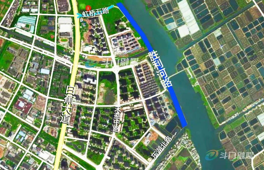 珠海斗门胜利河路施工基本完成 双向六车道通车在即