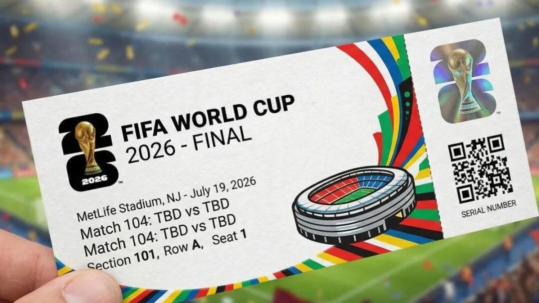 ▎2026年世界杯决赛门票插图。图源：FIFA官网