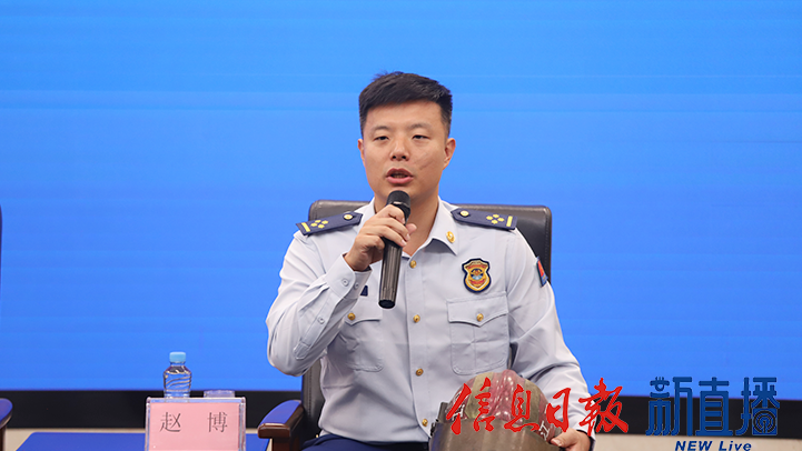 上饶市消防救援支队三清山中大道特勤站站长赵博