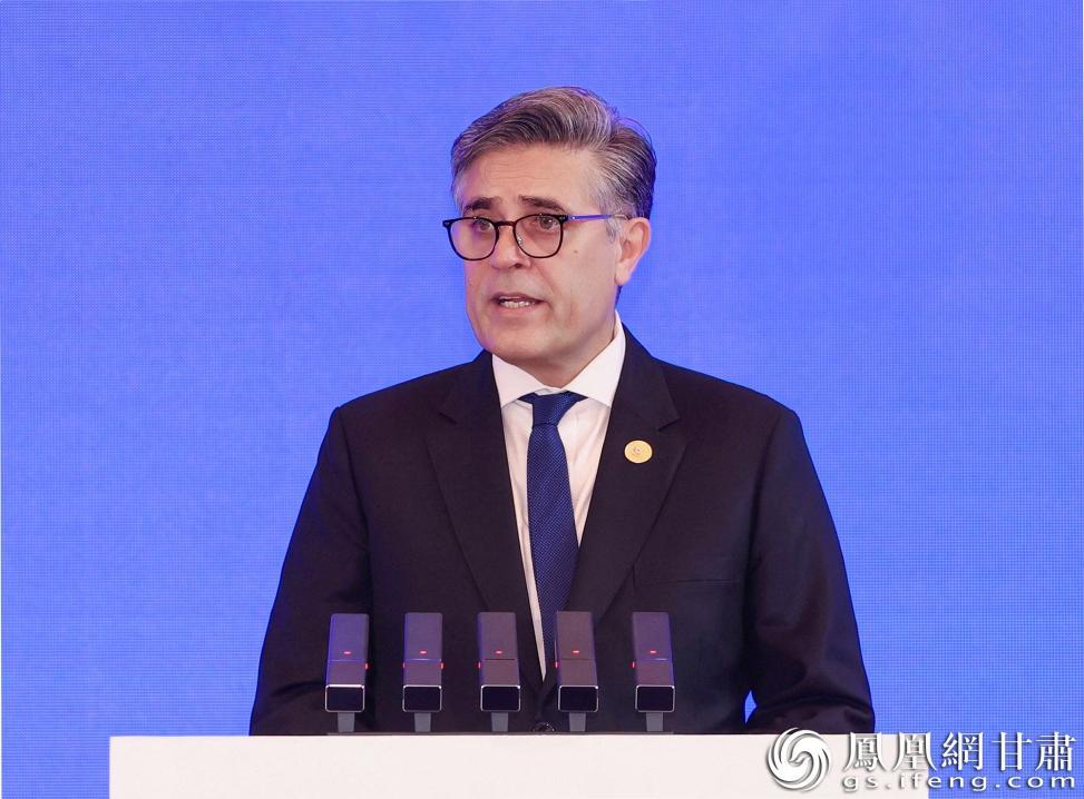 巴基斯坦驻华大使卡里尔·哈什米介绍,经贸合作始终是巴中双方关系稳定发展的基石。甘肃新媒体集团供图