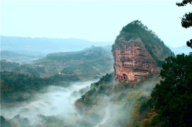 天水麦积山