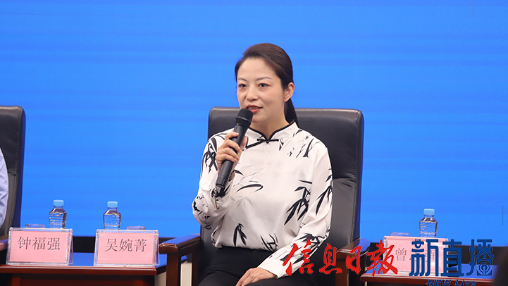 江西渝州绣坊有限公司夏布绣技术总监、高级工艺美术师吴婉菁