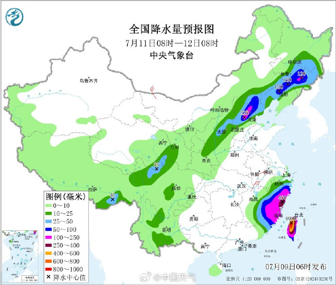 台风“巴威”体型几乎可覆盖9个浙江,或正面登陆