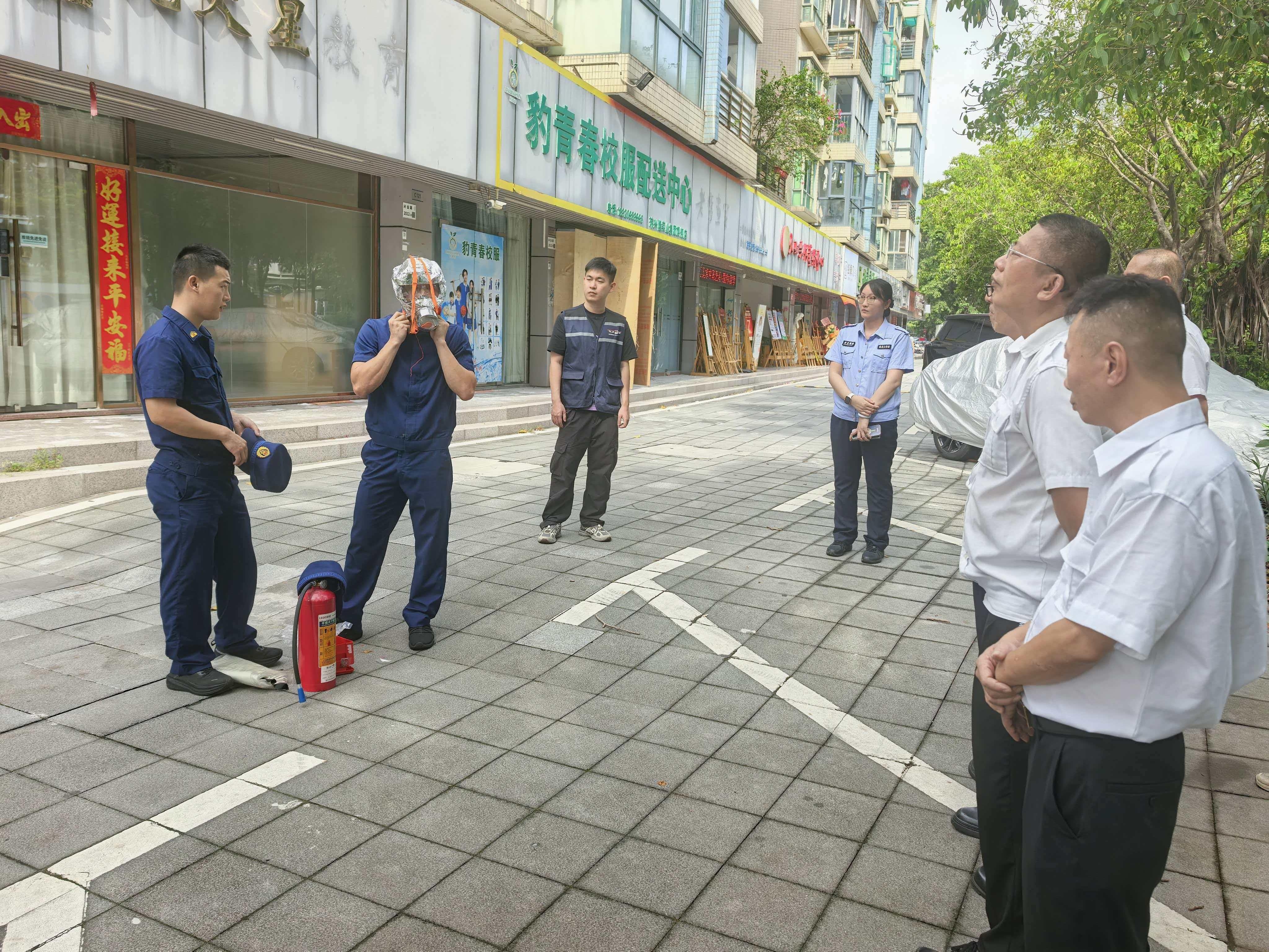 “火”速行动!西乡街道蚝业社区上演消防逃生“实景大片”