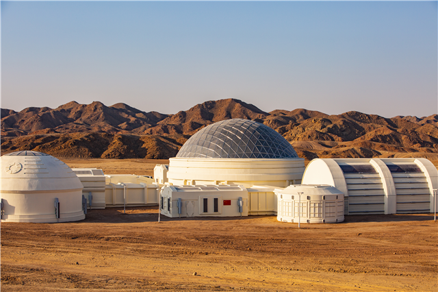 金昌“火星1号基地”（何立佳　摄）