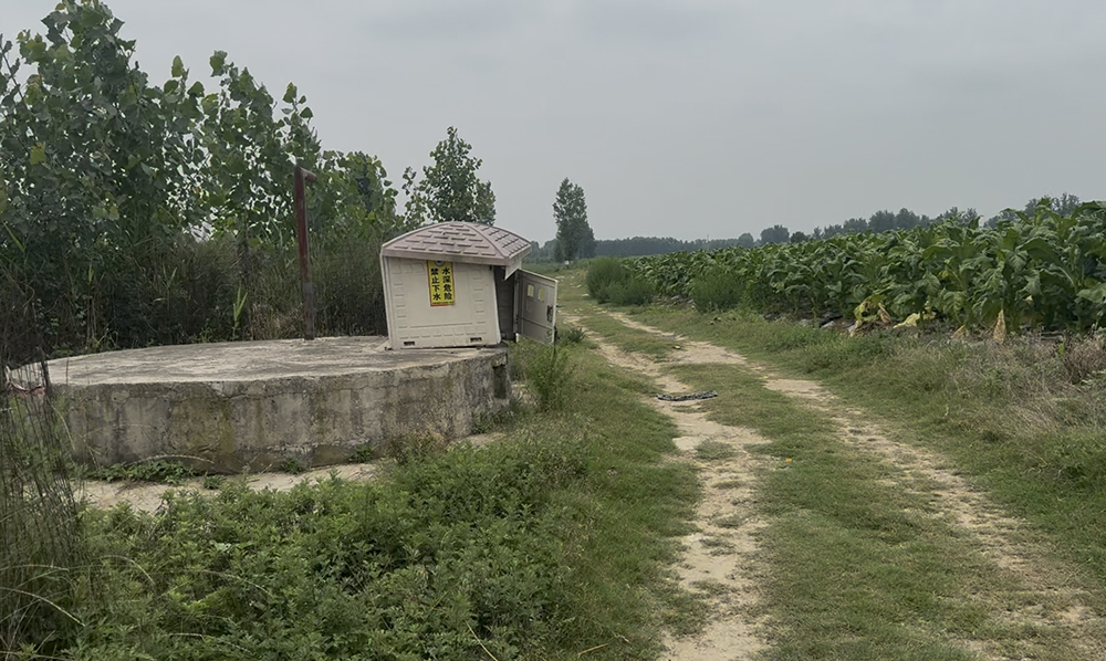 朱集镇王卯村的一座圆口井。