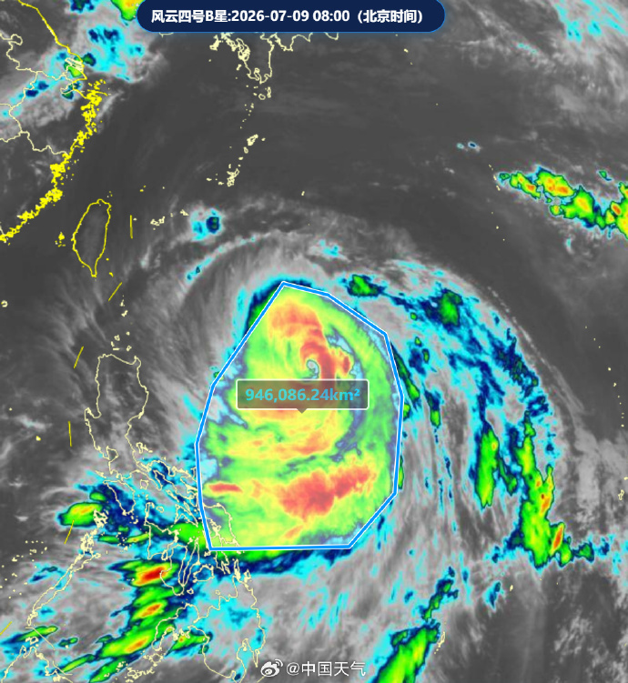 台风“巴威”体型几乎可覆盖9个浙江,或正面登陆