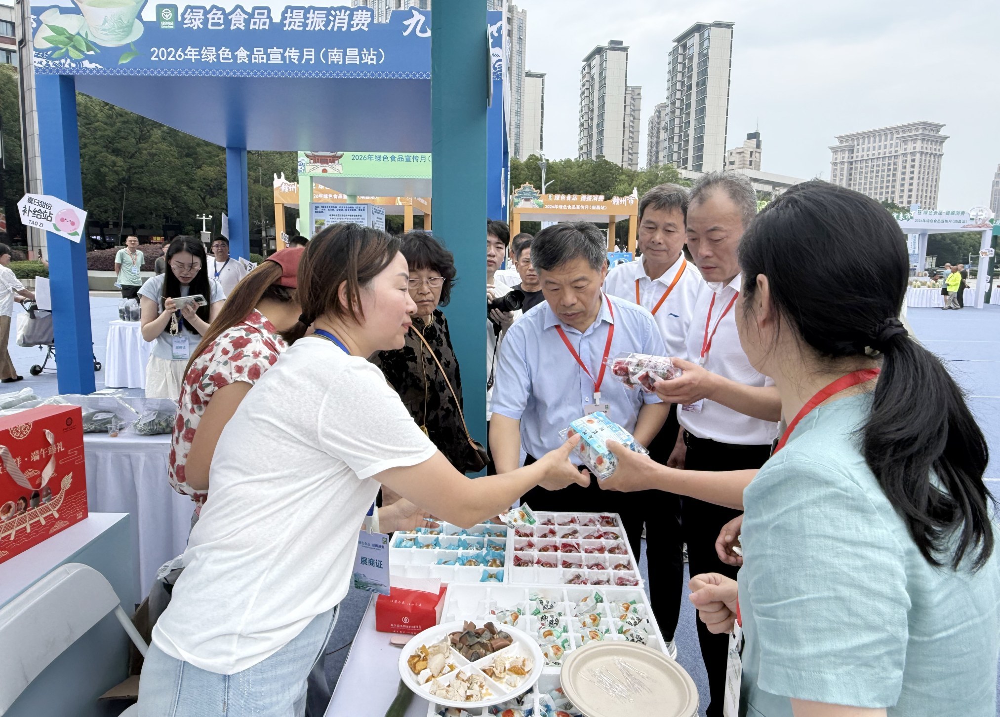 新余绿色优质农产品亮相南昌绿色食品宣传月
