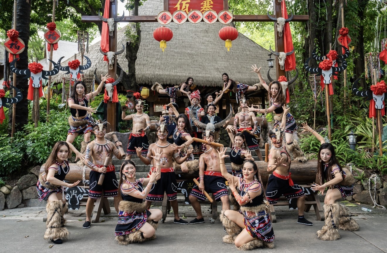 民族狂欢:佤族加林赛活动