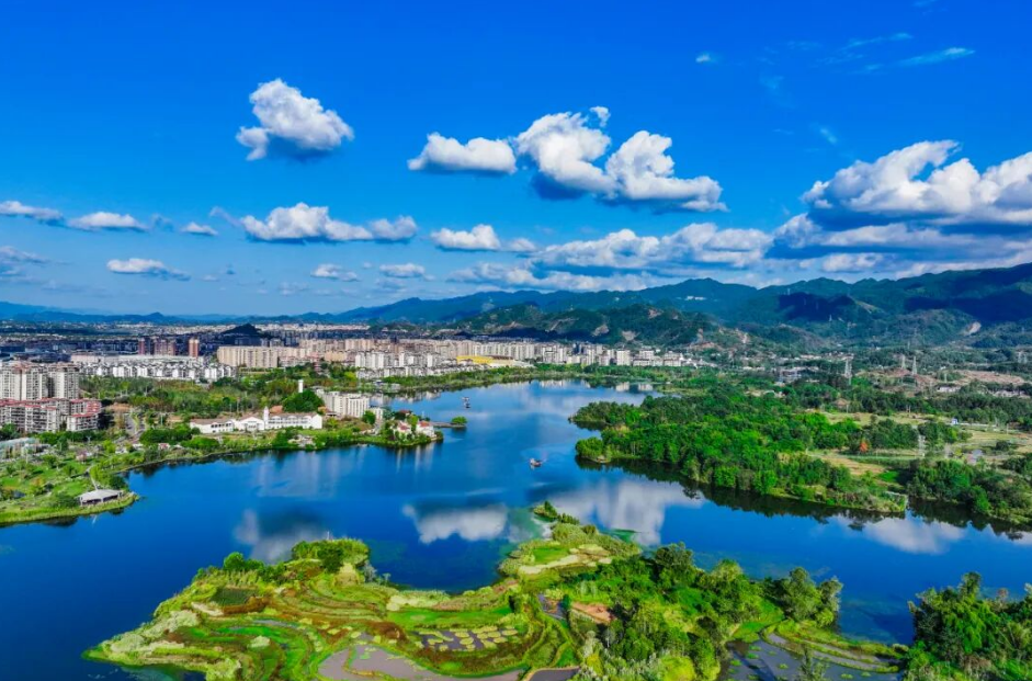 双桂湖国家湿地公园。熊伟 摄