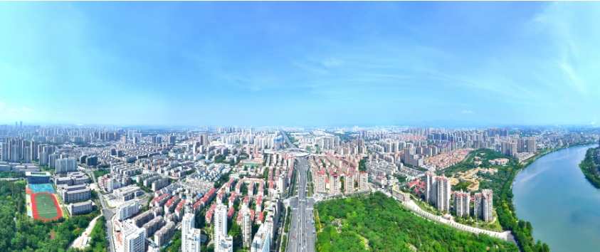 赣州经开区俯瞰图。郭先明/摄
