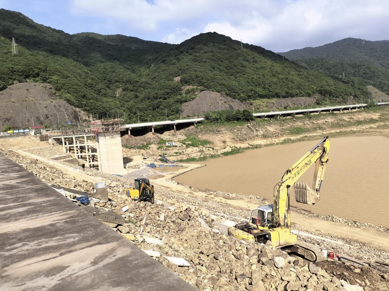 城湾水库项目施工现场 刘丽供图