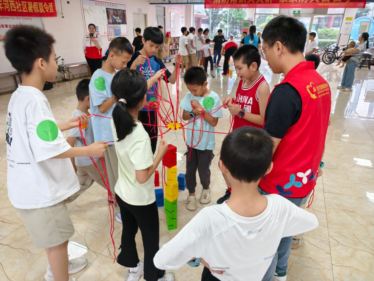 以运动之名,赴夏日之约 河西社区暑期夏令营正式启航,首场青少年运动会活力开赛