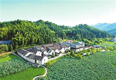 宁都县田埠乡东龙村“百间大屋”。彭歆冉 摄