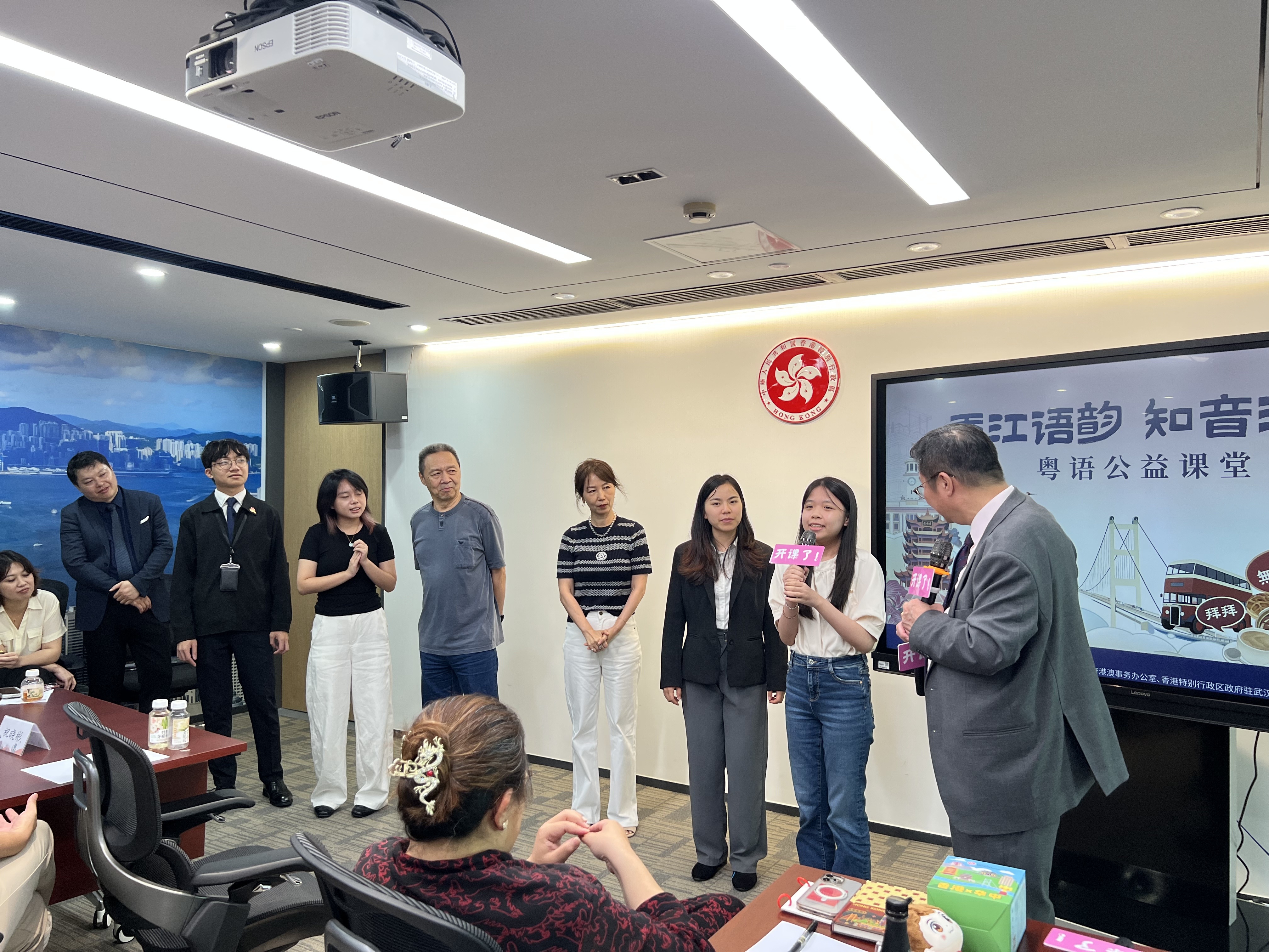 主讲人陈兆铿与学员互动