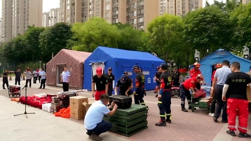 西安高新区成功完成地震“双盲”演练