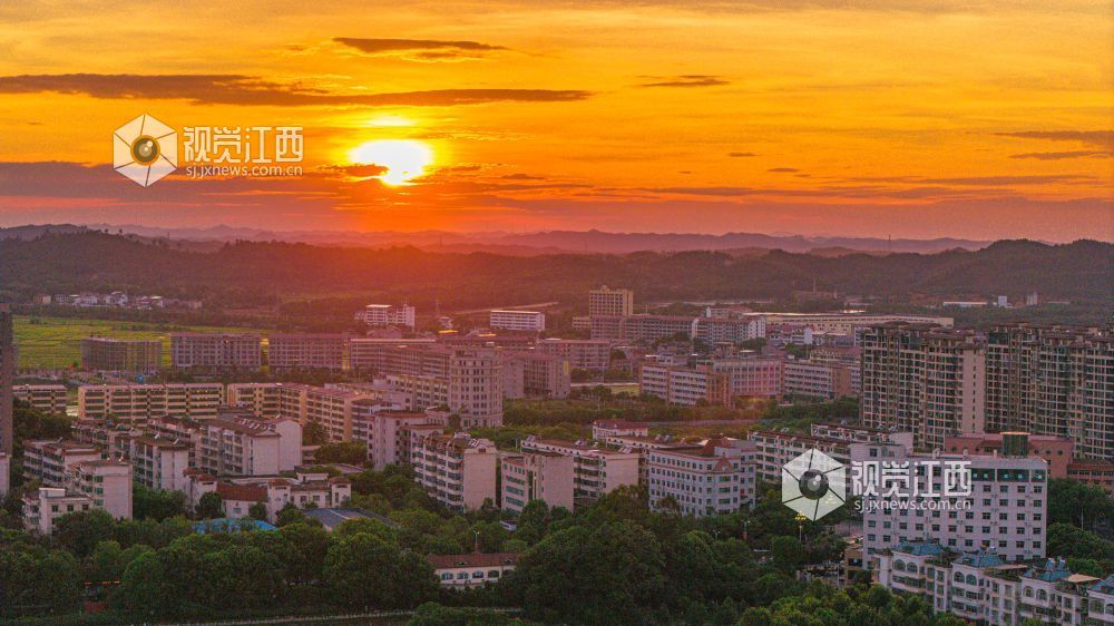 2026年7月15日在江西省吉安市峡江县新县城拍摄的画面。