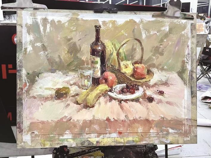 詹舒婷的色彩作品 受访者供图