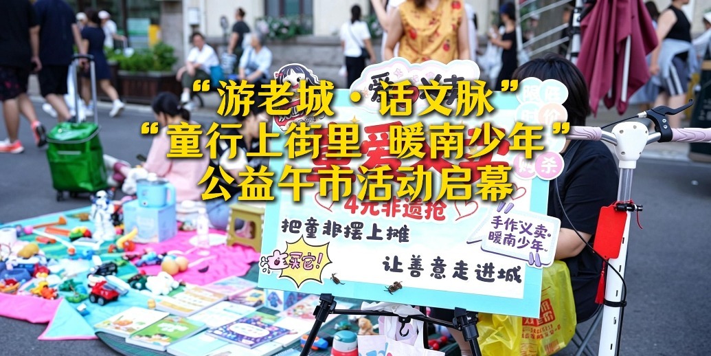 凤凰视频|“游老城・话文脉”——“童行上街里-暖南少年”公益午市活动启幕