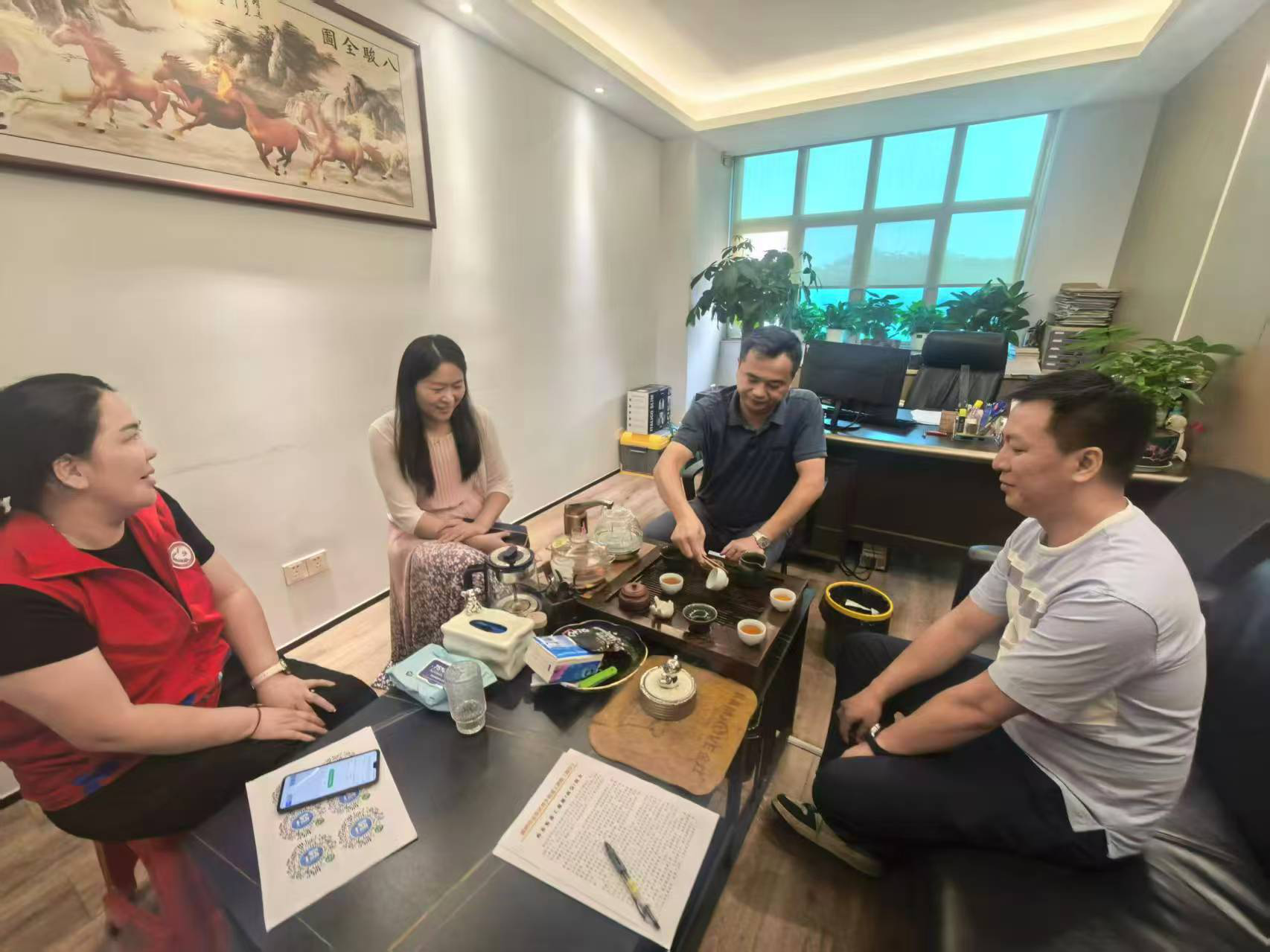 西乡街道河西社区积极推进企业工会组建与职工入会工作