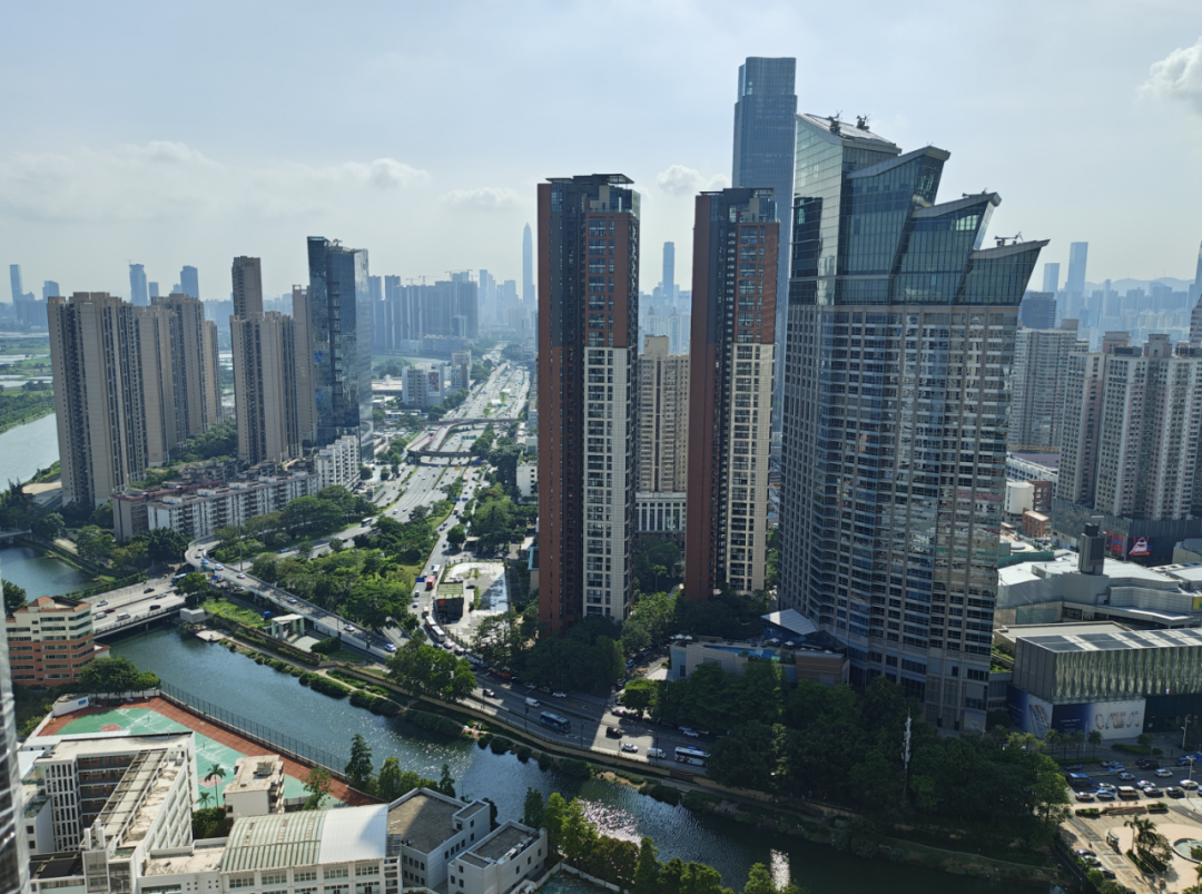 畔溪悦府C座视野实景图