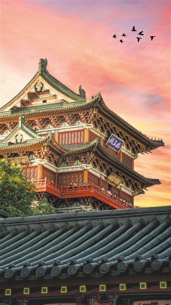 《落霞飞鹜》 王昱洋 摄