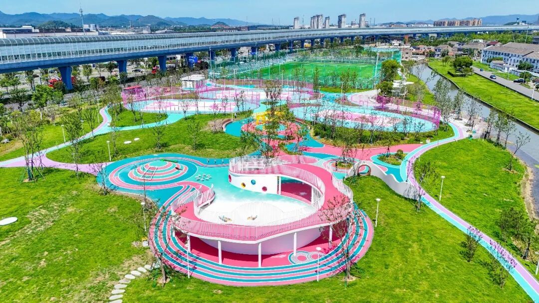 正式开放!宁波新添一座高颜值体育公园(图1)