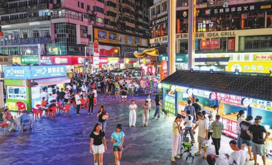九江：夏日夜经济升温（图）
