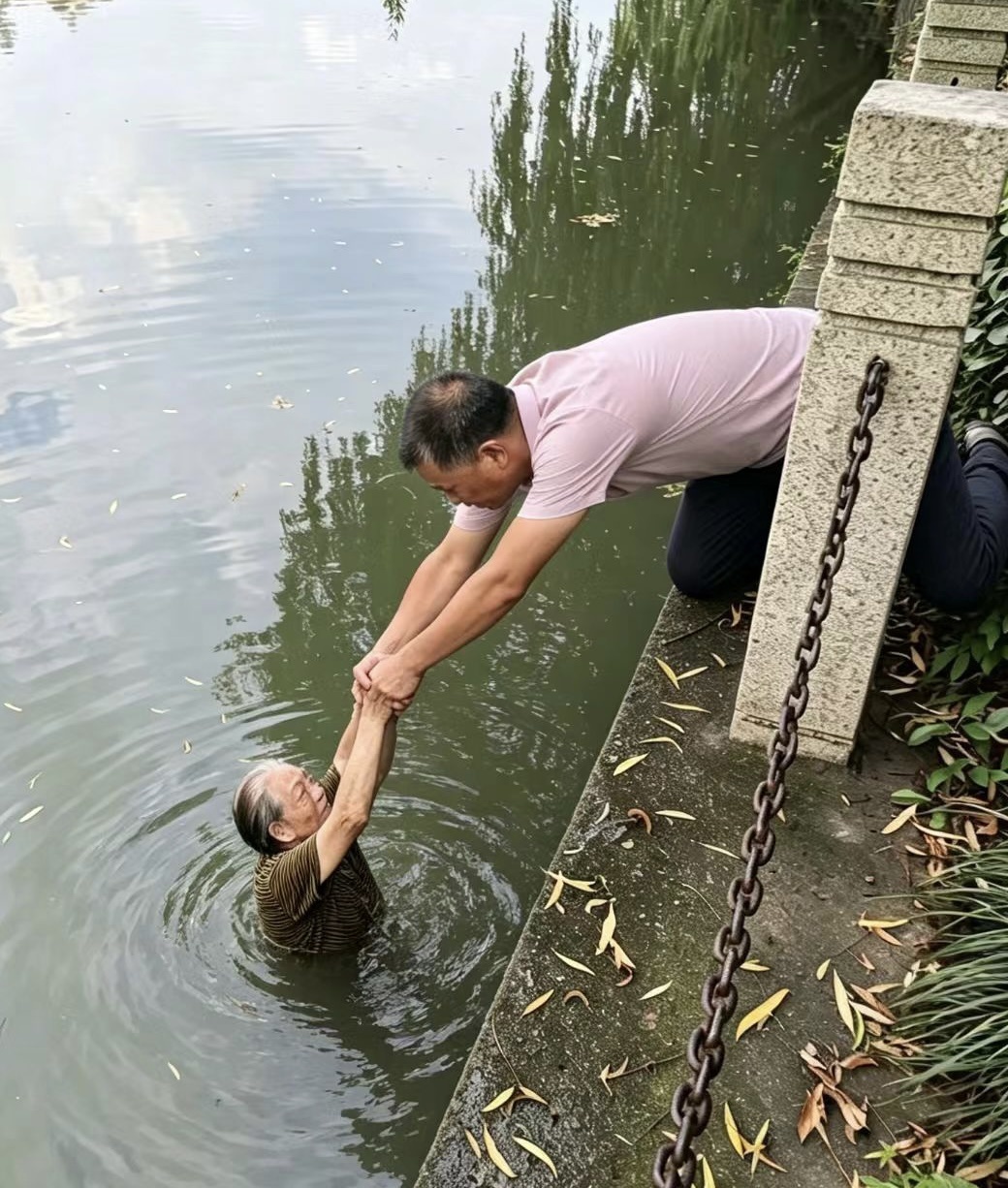 危难时刻伸援手，河中救人不留名——六旬老人金子亮水中救人传佳话