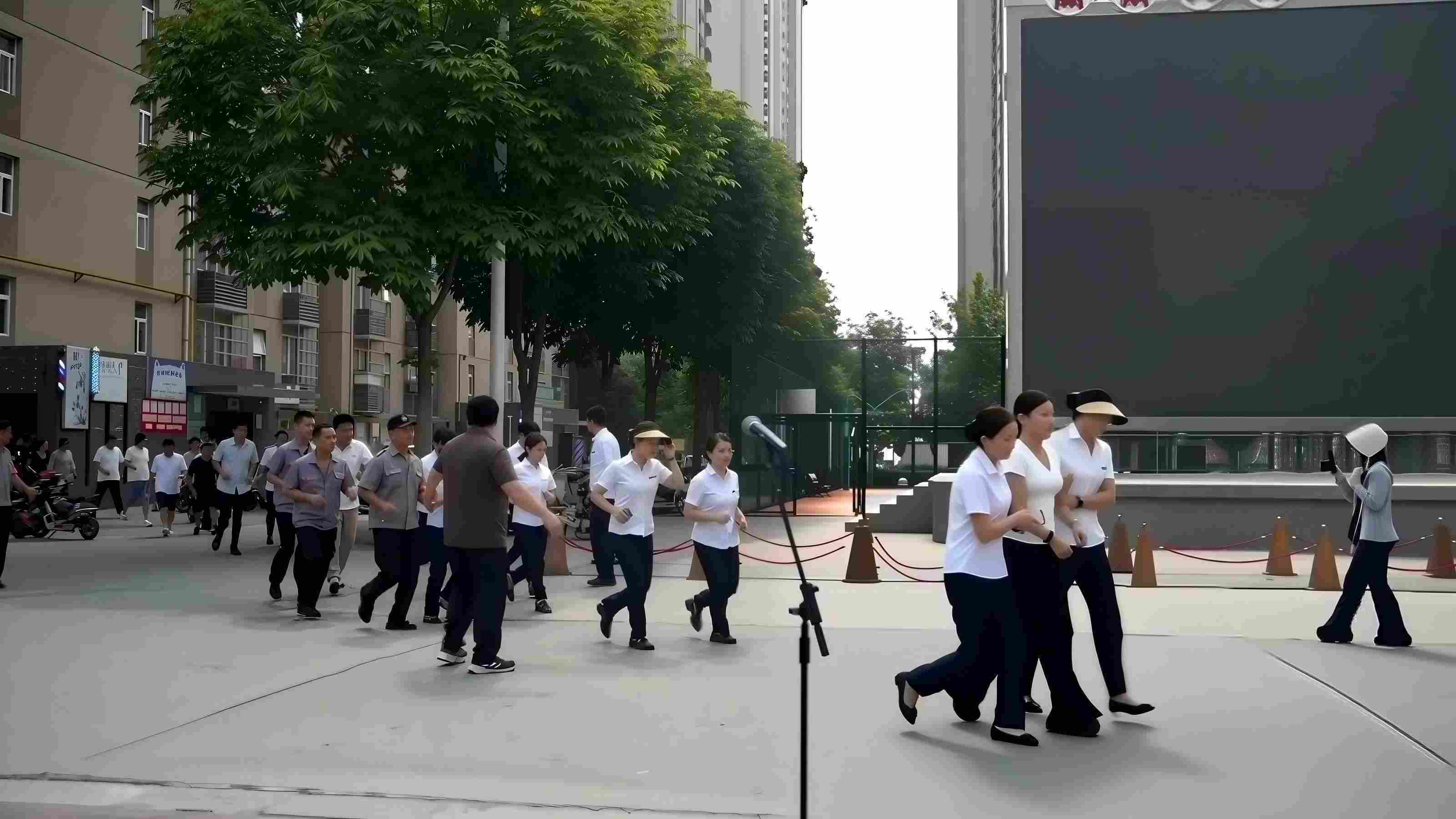 西安高新区成功完成地震“双盲”演练