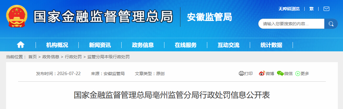 人保财险亳州分公司被罚11万，未依法履行赔偿义务