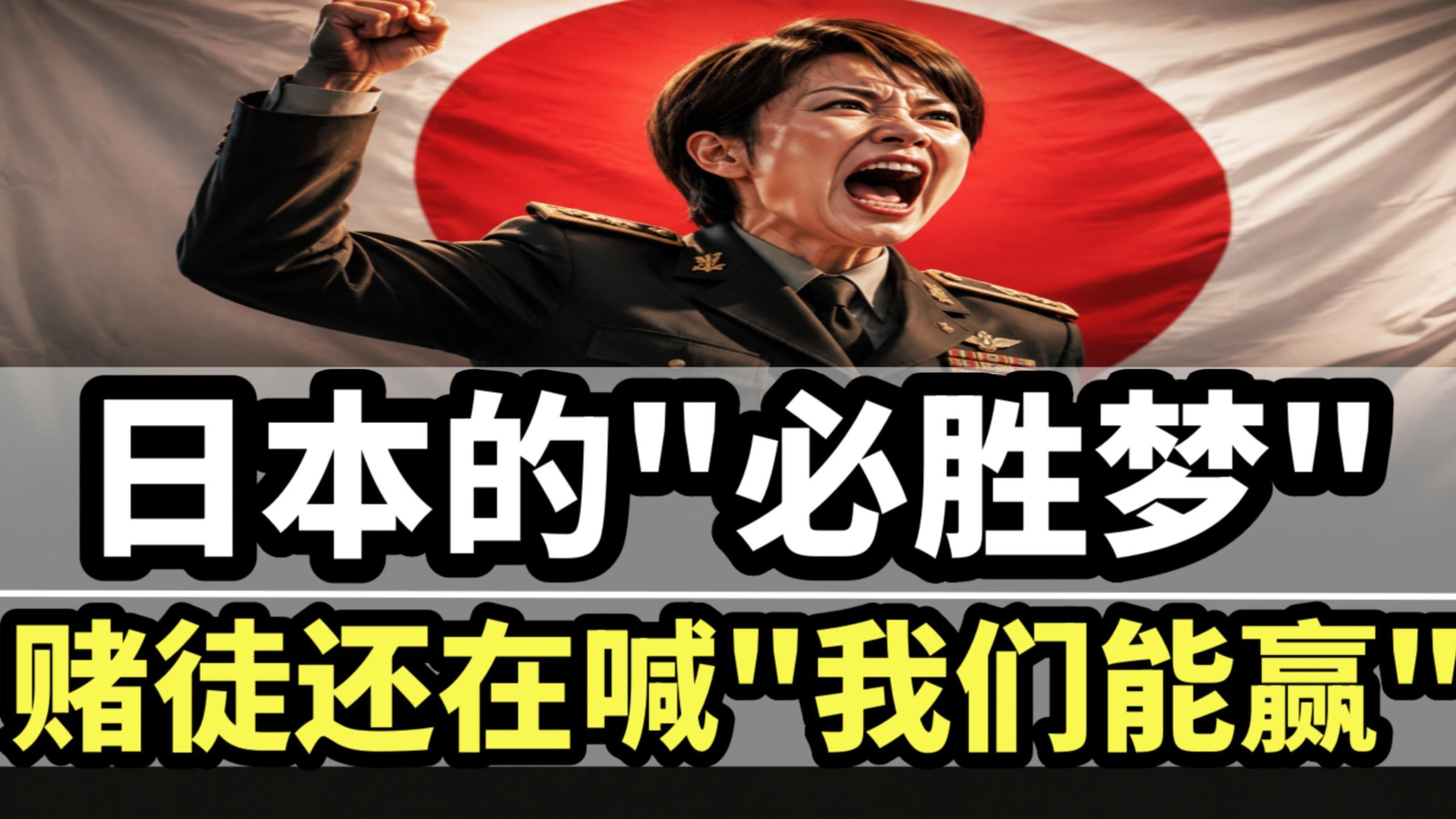 日本的“必胜”梦：赌徒基因的鬼子还在喊“我们能赢”