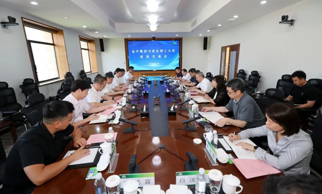 金川集团与武汉理工大学座谈交流 张俊成 摄