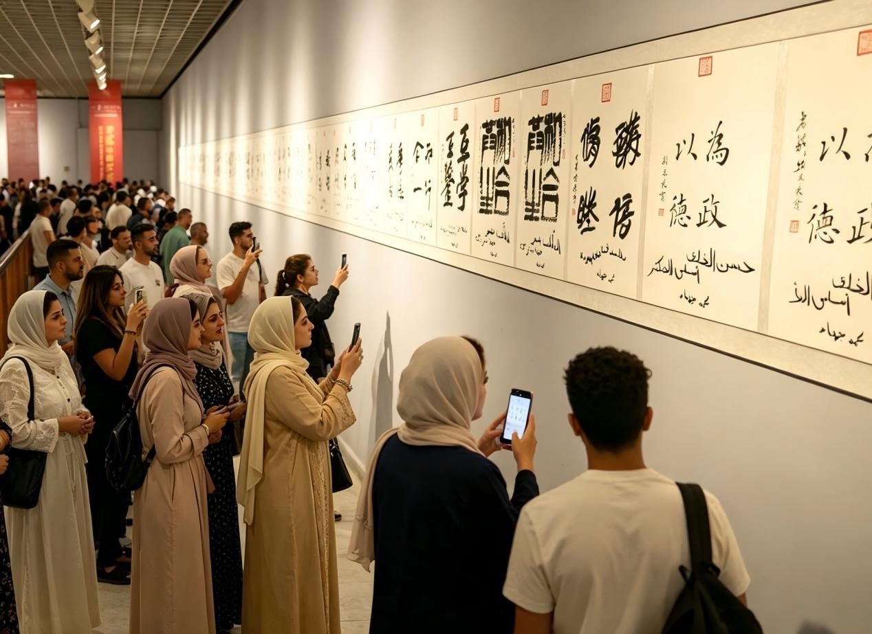 埃及观众点赞长沙“汉字工坊”:“让我们认识了一个有趣的中国”